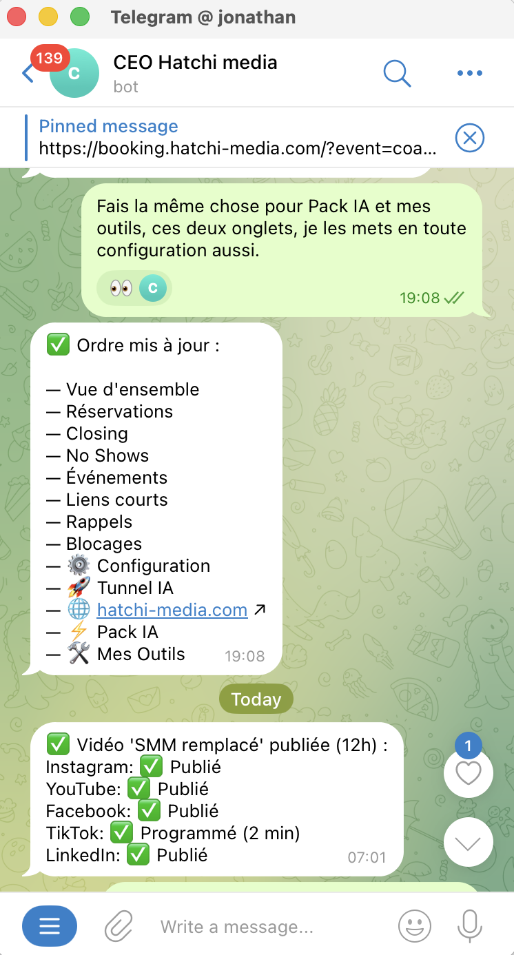 Publication automatique sur tous les réseaux