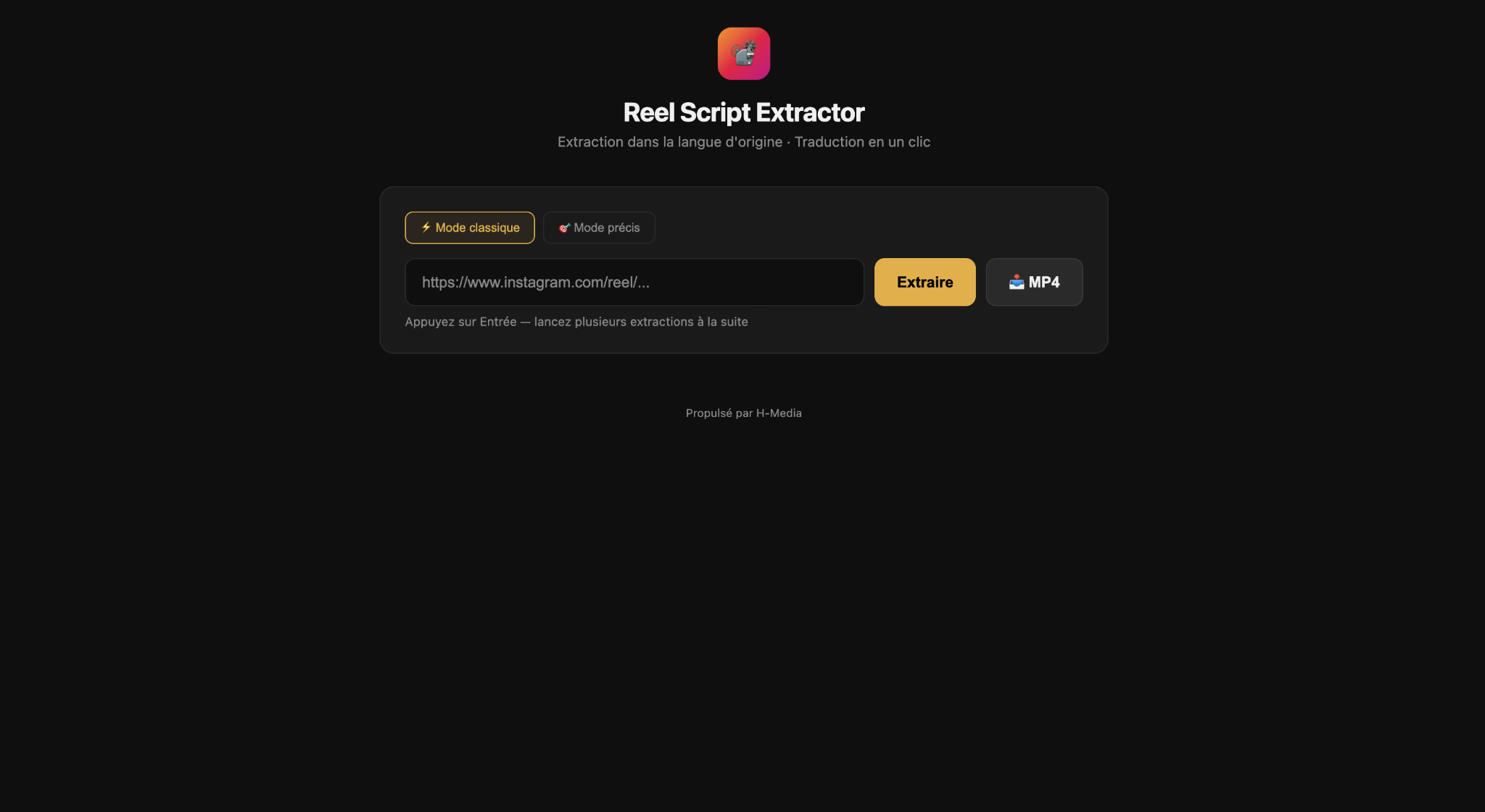 Extracteur Instagram